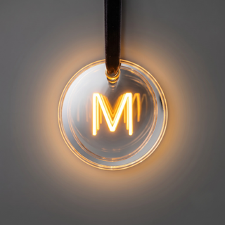 lluminated Mirrored Bauble | LED Light-Up Decoration