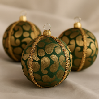 Charu Bauble styled for elegant home or event décor, sustainable handmade piece.