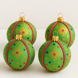 Jaya Bauble styled for joyful home or event décor, sustainable handmade piece.