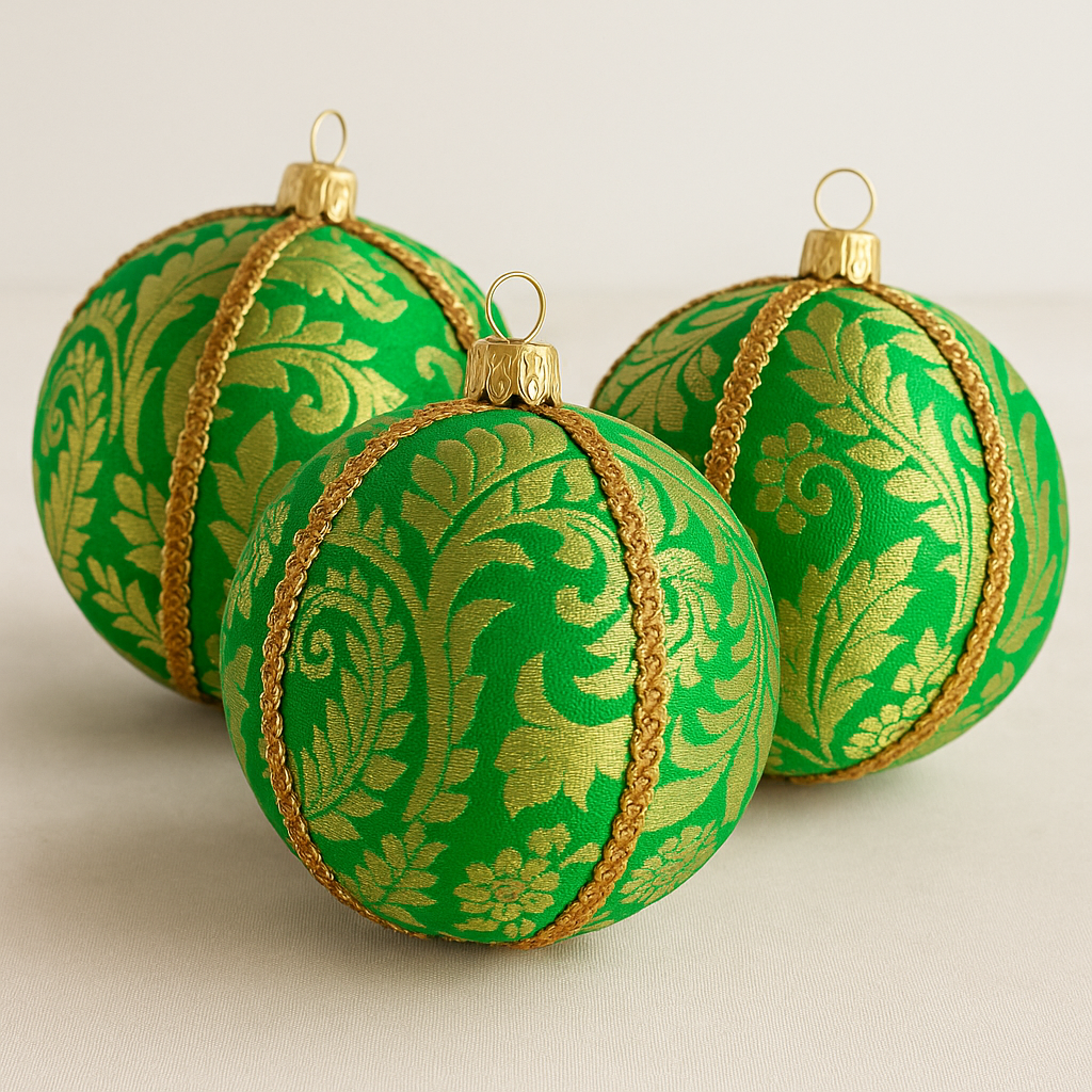 Nalin Bauble shown as an exclusive finished handmade design, not available as DIY kit.